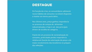 A mesa dos brasileiros