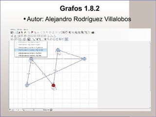 Grafos 1.8.2 Autor: Alejandro Rodríguez Villalobos 