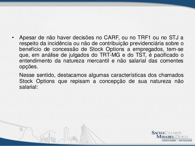 Qual o significado de stock options