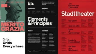 Grids.
Grids
Everywhere.
 