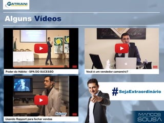 CONTEÚDO DO TREINAMENTO:
• Como devemos nos comunicar e a importância de gestos, postura, expressões faciais e tom de voz;
• Transformar os vendedores comuns em vendedores extraordinários;
• Aprenda a respeitar a bolha pessoal de cada um;
• Saiba como ouvir e falar de modo a tornar sua mensagem clara e congruente;
• Descubra o momento certo de pedir um fechamento, observando a linguagem corporal do cliente;
• Aprenda a usar a linguagem corporal para fazer o cliente falar mais e dar feedback positivo quando eles falam;
• Como fazer uma abordagem de vendas mais persuasiva;
• Saiba tudo sobre decisão de compra na perspectiva do cliente e conheça os gatilhos mentais;
• Aprendenda a vender valor e fugir da armadilha dos descontos;
• E muito mais conteúdo...
Neste treinamento ensino como aplicar as técnicas e estratégias
poderosas da programação neolinguística em vendas,
comunicação e atendimento.
FORMATOS: Workshop DURAÇÃO: 8h à 12h
PÚBLICO ALVO: Diretores, Gerentes, Supervisores e demais
colaboradores da empresa.
PNL aplicado à vendas
 
