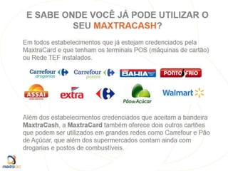 Apresentação oficial Maxtracard