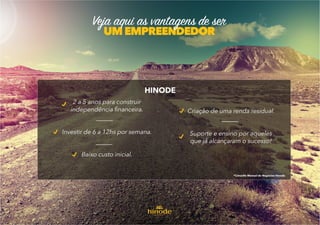 Apresentação plano de Negócios 2016 Hinode