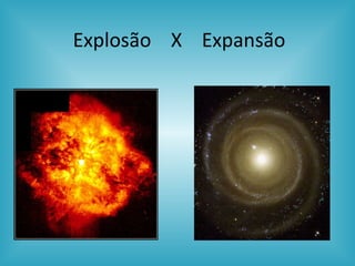 Explosão  X  Expansão 