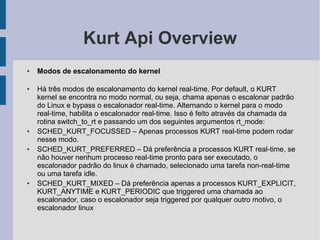 Apresentacao sobre o KURT
