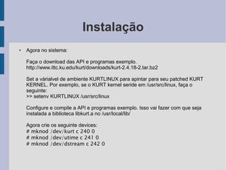 Apresentacao sobre o KURT