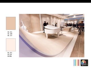 R: 231 
G: 
198 
B: 173 
R: 255 
G: 
239 
B: 231 
 