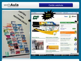 Cartão webAula 10.000 alunos 