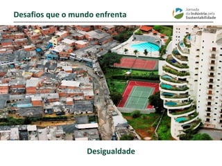 ________________________________________________________________________
Desigualdade
Desafios que o mundo enfrenta
 
