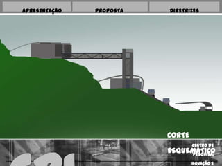 CENTRO DE
PESQUISA,
INOVAÇÃO E
APRESENTAÇÃO PROPOSTA DIRETRIZES
CORTE
ESQUEMÁTICO
 