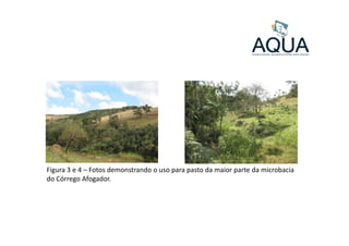 Objetivos Específicos:
• 1 – Elaborar mapa perceptivo das microbacias com os proprietários rurais e com a
comunidade do entorno de forma a mapear problemas, necessidades e melhorias;
(diagnóstico)
• 2 – Instalar 35 biodigestores e/ou fossas sépticas para os moradores da comunidade de
Maciel;
• 3 – Georreferenciar e cadastrar 15 nascentes;
• 4 – Recuperar 12 nascentes;• 4 – Recuperar 12 nascentes;
• 5 – Construir 30 bacias de contenção;
• 6 – Inserir os proprietários da microbacia no programa Bolsa Verde;
• 7 – Monitorar mensalmente a vazão e a qualidade da água em 10 pontos específicos;
• 8 – Cercar 34.618m ao longo das margens dos cursos de água;
• 9 – Revegetar 105 hectares com mata ciliar nas margens dos cursos de água;
• 10 – Realizar 10 aulas para capacitar os proprietários rurais e promover a divulgação do
projeto;
• 11 – Divulgar o projeto através da instalação de placas de identificação do projeto em cada
microbacia e utilização da mídia local como jornais, TV e Rádio.
 