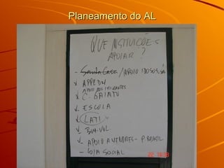 Planeamento do ALPlaneamento do AL
 