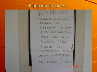 Planeamento do ALPlaneamento do AL
 