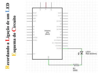 RecordandoaLigaçãodeumLED
EsquemadoCircuito
 