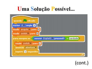 Uma Solução Possível...
(cont.)
 