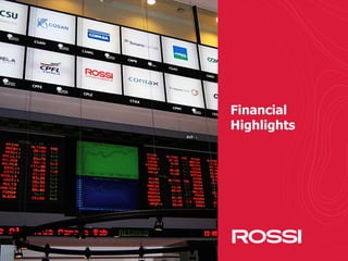 141414
14
Financial
Highlights
 