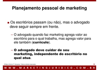 Marketing jurídico: O diferencial competitivo do futuro advogado