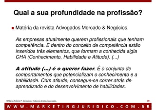 Marketing jurídico: O diferencial competitivo do futuro advogado