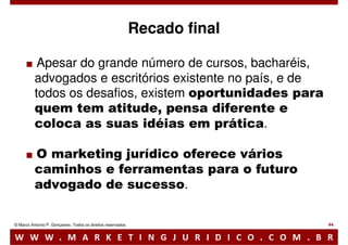 Marketing jurídico: O diferencial competitivo do futuro advogado
