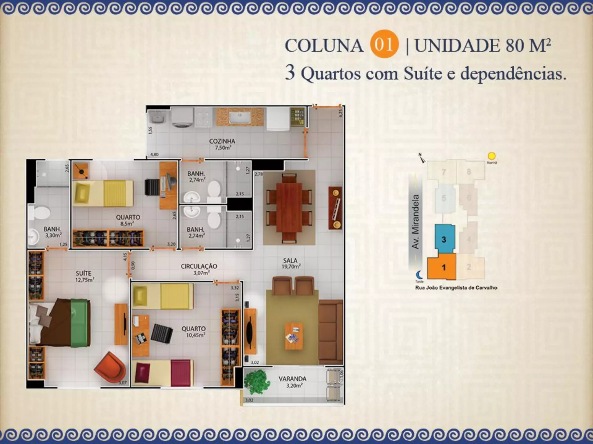 Vivendas do Imperador - 2 e 3 quartos - Nilópolis