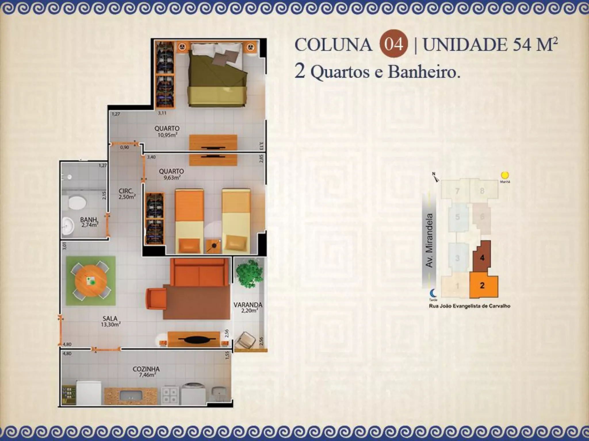 Vivendas do Imperador - 2 e 3 quartos - Nilópolis