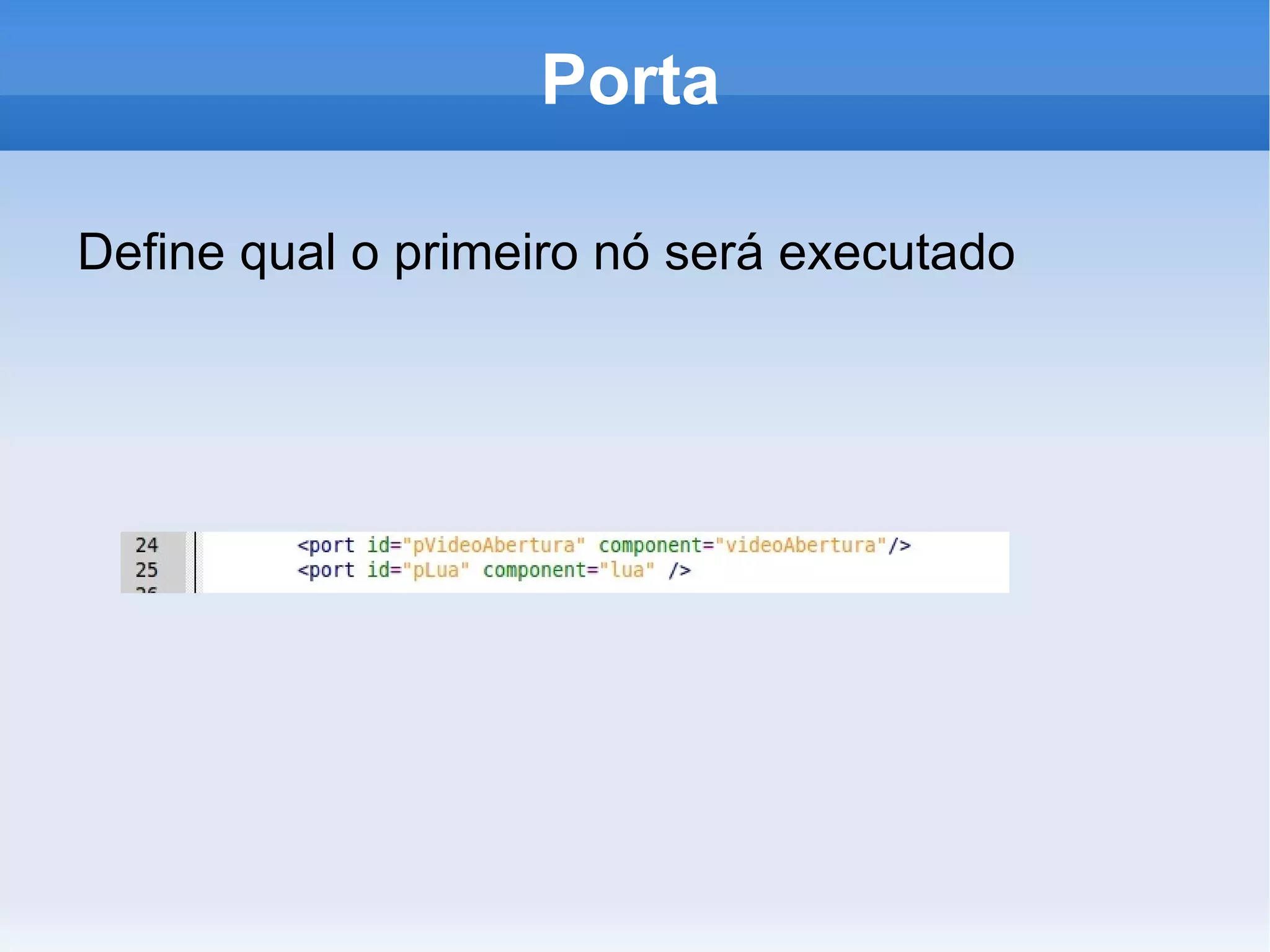 Conectores Corpo – definição dos elementos e sincronização entre eles Mídias Âncoras 