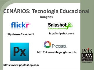 http://www.flickr.com/            http://snipshot.com/




                           http://picasaweb.google.com.br/



https://www.photoshop.com
 