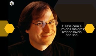 E esse cara é
um dos maiores
responsáveis
por isso.
 