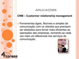 Publicidade, Marketing e Vendas Os recursos com publicidade devem  ser otimizados, atingindo os clientes (certos) em qualquer lugar, com alto índice de conversão e acompanhamento dos resultados. O envio de campanhas de email marketing oferece uma forma fácil e prática de atingir o cliente, medir seu interesse e acompanhar os reultados, já que é possível saber se o cliente recebeu, abriu e clicou em um email enviado. 