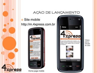 O QrCode é um código de barras bi-dimensional, capaz de armazenar uma quantidade enorme de informações. Para ler esse QrCode é necessário que uma aplicação seja instalada no celular. O i-nigma é um programa popular suportado pela maioria dos aparelhos, e pode ser baixado gratuitamente pelo seu celular ( www.i-nigma.mobi .) 