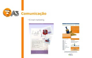 Comunicação E-mail marketing; 