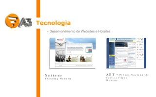 Tecnologia Desenvolvimento de Websites e Hotsites Nettour Branding Website ABT -  Prêmio Nacional de Telesserviços Website 