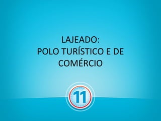 LAJEADO:
POLO TURÍSTICO E DE
    COMÉRCIO
 