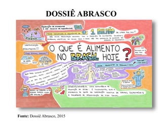 DOSSIÊ ABRASCO
Fonte: Dossiê Abrasco, 2015
 