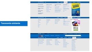 Taxonomia existente
 