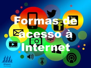 Formas de
acesso à
Internet
 