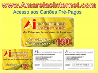 Acesso aos Cartões Pré-Pagos 
