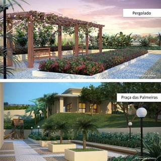 Pergolado




       Perspectiva artística




Praça das Palmeiras




       Perspectiva artística
 