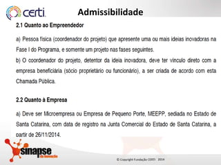 20142014
Admissibilidade
 