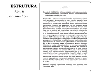 ESTRUTURA
Abstract
Anverso = frente
 
