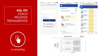 AQL ON
COACH
PROJETOS
TREINAMENTOS
e-consulting
 