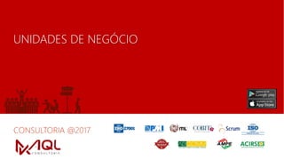 UNIDADES DE NEGÓCIO
CONSULTORIA @2017
 