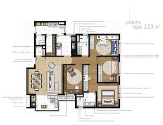 Piso aquecido
Churrasqueira a carvão com ponto
para iluminação interna
Ambiente com infraestrutura para ar-condicionado instalada
Água quente na pia da cozinha e ponto para triturador
Ambiente com infraestrutura para ar-condicionado instalada
Persiana de enrolar e infraestrutura para automação
Ambiente com infraestrutura para ar-condicionado instalada
Ponto para TV
Piso aquecido
Ducha entregue
Ponto de água para geladeira
Tampo com cuba de sobrepor
Caixilho com bandeira inferior
Persiana de enrolar e infraestrutura para automação
Ambiente com infraestrutura
para ar-condicionado instalada
Tampo com cuba e torneira monocomando
Ponto para máquina de lavar louça
Caixilho com bandeira inferior
Display digital de temperatura do ar externo
Ambiente com infraestrutura para ar-condicionado instalada
Ducha entregue
Tampo com cuba e torneira monocomando
Tampo com pia
Persiana de enrolar e infraestrutura para automação
Imagem meramente ilustrativa.
 