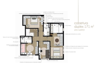 Piso aquecido
Persiana de enrolar e infraestrutura para automação
Persiana de enrolar e infraestrutura para automação
Ambiente com infraestrutura para ar-condicionado instalada
Piso aquecido
Ducha entregue
Ducha entregue
Ducha entregue
Caixilho com bandeira inferior
Persiana de enrolar e infraestrutura para automação
Ambiente com infraestrutura para instalação de ar-condicionado
Tampo com cuba dupla e torneira monocomando
Caixilho com bandeira inferior
Caixilho com bandeira inferior
Caixilho com bandeira inferior
Display digital de temperatura do ar externo
Ambiente com infraestrutura para
ar-condicionado instalada
Ambiente com infraestrutura para ar-condicionado instalada
Tampo com cuba e torneira monocomando
Tampo com cuba e torneira monocomando
Piso aquecido
Imagem meramente ilustrativa.
piso superior
 