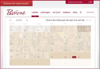 Arquitetura de Informação   23
Sistema de organização
 