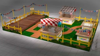 Simulação do Projeto (Vista em 3D)
 