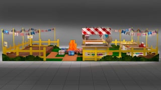 Simulação do Projeto (Vista em 3D)
 