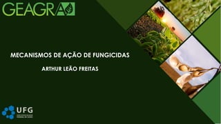 ARTHUR LEÃO FREITAS
MECANISMOS DE AÇÃO DE FUNGICIDAS
 