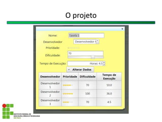 O projeto
 