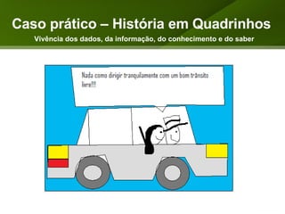 Caso prático – História em Quadrinhos Vivência dos dados, da informação, do conhecimento e do saber 